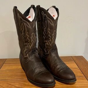 Laredo Men’s Gold Condor Cowboy Boots Size 10 D (68375)